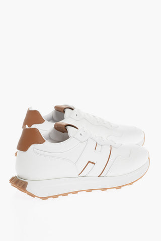 Sneaker Basse in Pelle con Suola Logata