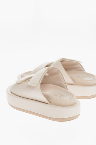 Leather ELZA Sandals with Touch Strap Closure