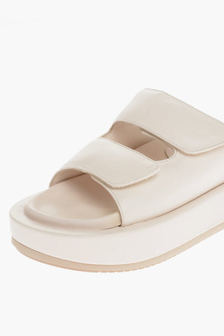 Leather ELZA Sandals with Touch Strap Closure