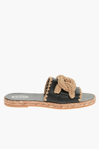 Leather 17K Sandals with Braided Detail