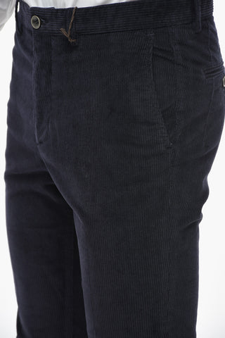 4 Pocket Corduroy Pants with Belt Loops