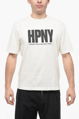 Crew Neck HPNY Cotton T-Shirt