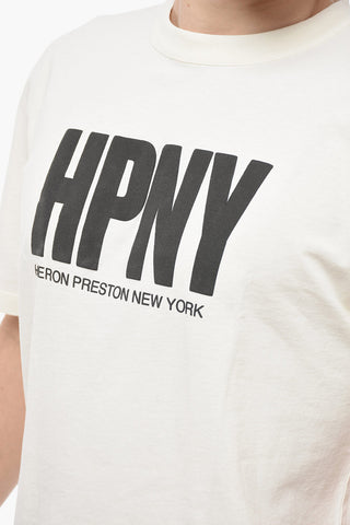 Crew Neck HPNY Cotton T-Shirt