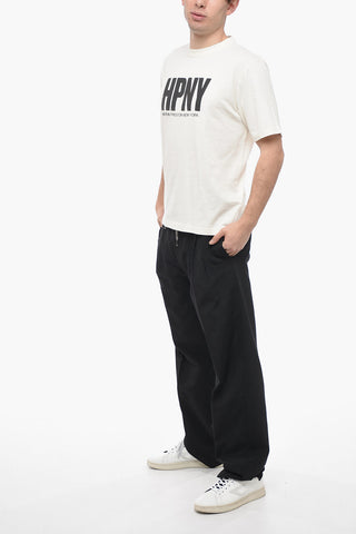 Crew Neck HPNY Cotton T-Shirt