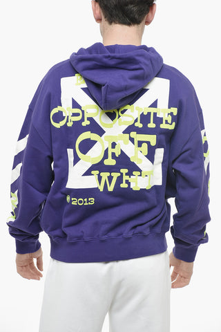 SEASONAL Boxy Sweatshirt OPPOSITE ARROW with Hood
