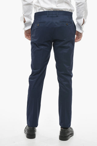 Welt Pockets Slim Fit Pants