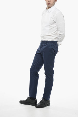 Welt Pockets Slim Fit Pants