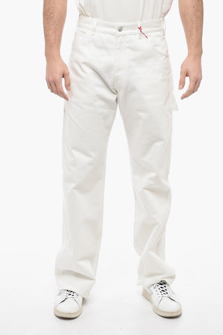 Jeans Multitasca Straight Fit in Cotone 26cm