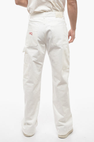Jeans Multitasca Straight Fit in Cotone 26cm