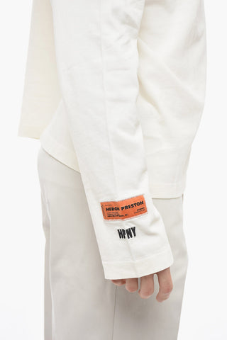 T-Shirt a Collo Alto HPNY in Cotone
