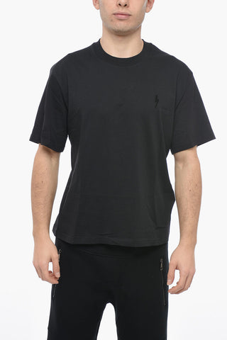 T-shirt Girocollo Slim Fit BOLT con Ricamo
