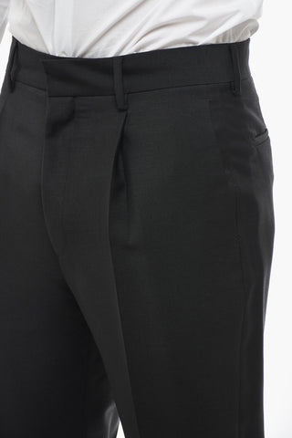 Mohair-Blend Four-Pocket Pants KID