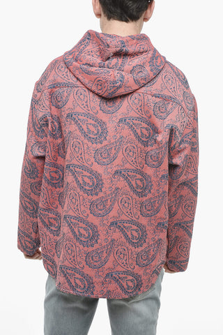 Sovracamicia Hoodie con Fantasia Paisely