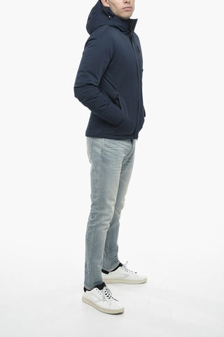 RECYCLED C2 ADMIRAL Padded Windbreaker Jacket with Hood