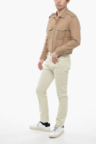 Pantaloni Slim Fit a 5 Tasche