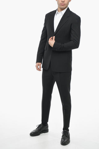Notch Lapel KID Mohair Blend Blazer