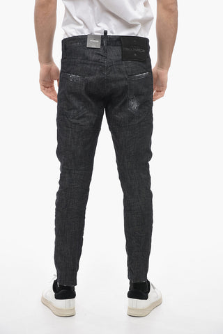 Jeans TIDY BIKER in Denim Stretch 17cm