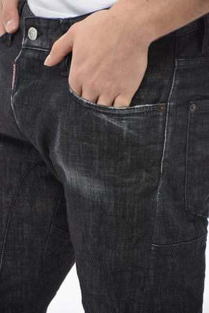 Jeans TIDY BIKER in Denim Stretch 17cm