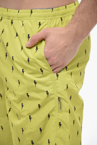 Slim Fit MICROBOLTS Swimshorts