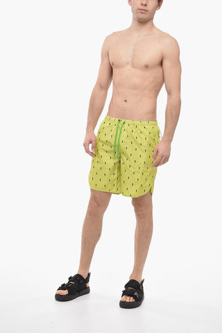 Slim Fit MICROBOLTS Swimshorts