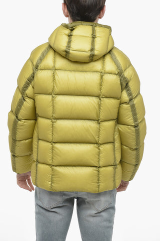DD SHELL Quilted Down Jacket with Drawstringed Hood