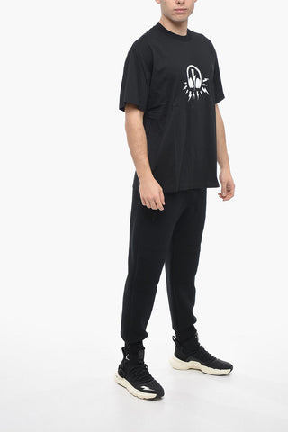 Crew Neck D.J. BOLT Easy Fit T-Shirt with Print