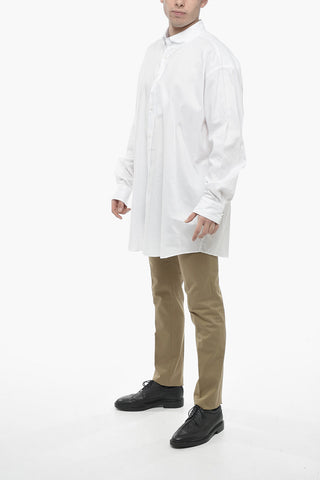 MM4 Cotton UNISEX Shirt with Button-down Collar