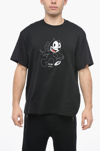 FELIX X NB T-shirt Girocollo Easy Fit in Cotone