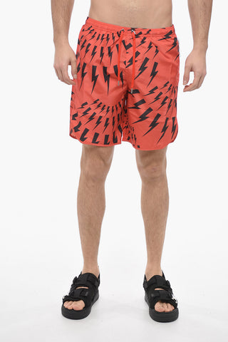 Slim Fit CRAZY BOLTS Swimshorts