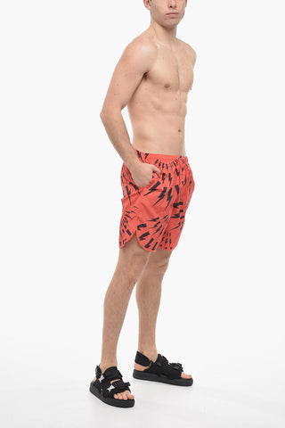 Slim Fit CRAZY BOLTS Swimshorts