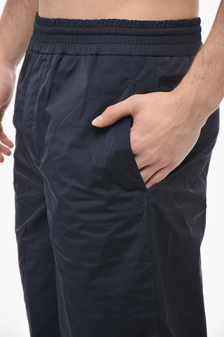 Shorts Slouchy Fit in Nylon Stretch con Coulisse