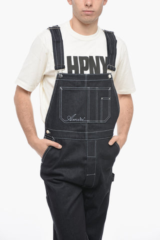 Visible Stiching Denim Oversalls
