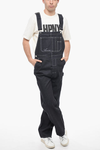 Visible Stiching Denim Oversalls