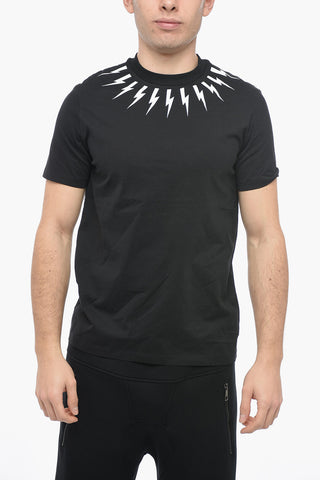 Slim Fit SINGLE FAIR-ISLE Crew-neck T-Shirt