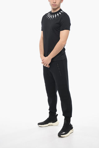 Slim Fit SINGLE FAIR-ISLE Crew-neck T-Shirt