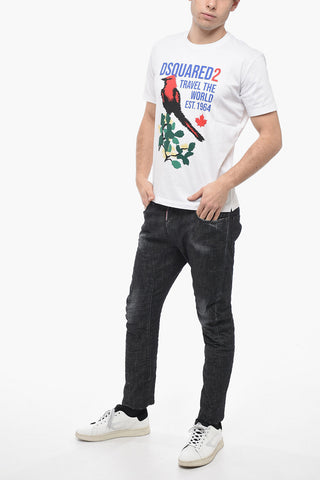 Printed Crew-neck T-Shirt