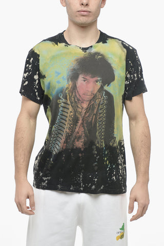 T.shirt JIMI HENDRIX con Effetto Tie Dye