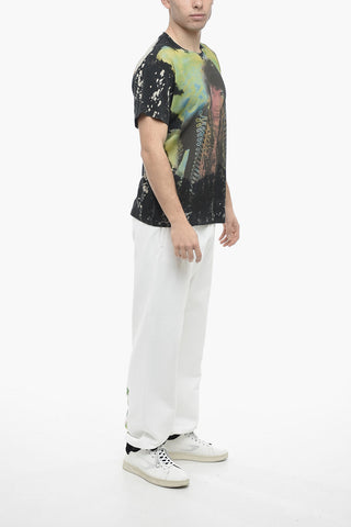 T.shirt JIMI HENDRIX con Effetto Tie Dye