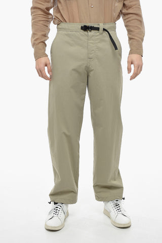 Pantaloni Cargo con Cinghia e Coulisse sul Fondo