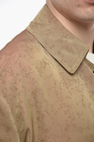 UNISEX MM1 Viscose-blend Trench Coat with Hidden Placket