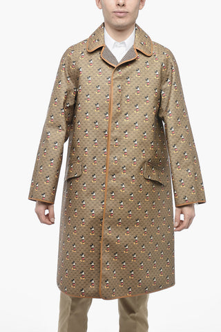 DISNEY X GUCCI Nylon Blend MICKEY Reversible Trench Coat