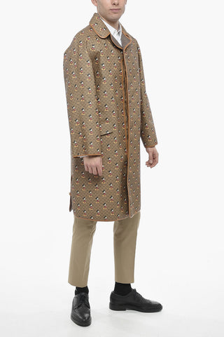 DISNEY X GUCCI Nylon Blend MICKEY Reversible Trench Coat