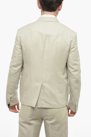 Blazer Doppiopetto O LOCK in Misto Lino