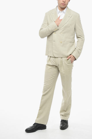 Blazer Doppiopetto O LOCK in Misto Lino