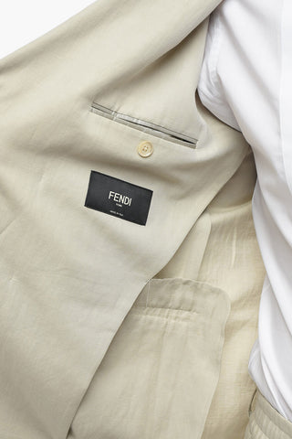 Blazer Doppiopetto O LOCK in Misto Lino