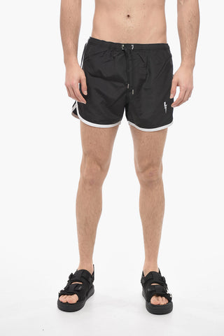 Contrasting Edges Swim Shorts