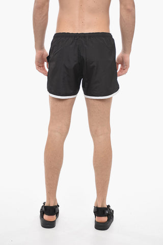 Contrasting Edges Swim Shorts