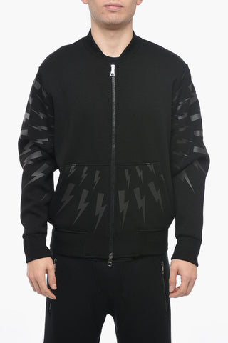 Neoprene RADIAL FAIR-ISLE THUNDERBOLT Sweatshirt