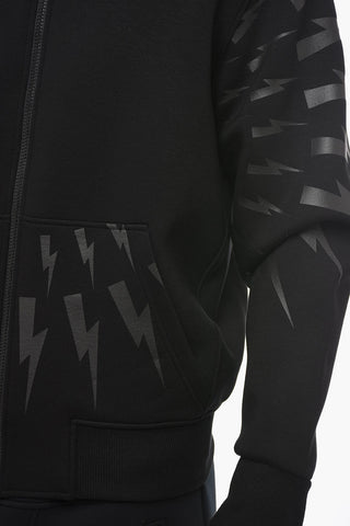 Neoprene RADIAL FAIR-ISLE THUNDERBOLT Sweatshirt