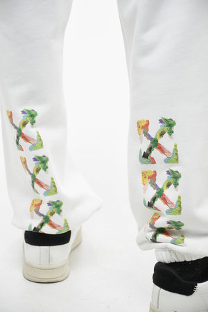 Joggers in Cotone BRUSH ARROW con Stampa Grafica